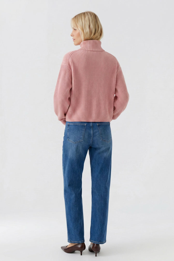 Women’s Oui turtleneck knit sweater