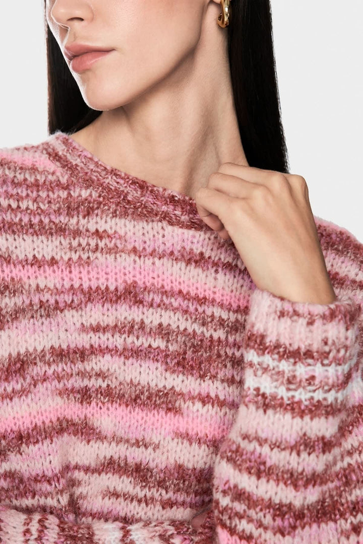 Chandail en tricot à rayures pour femme Marc Cain