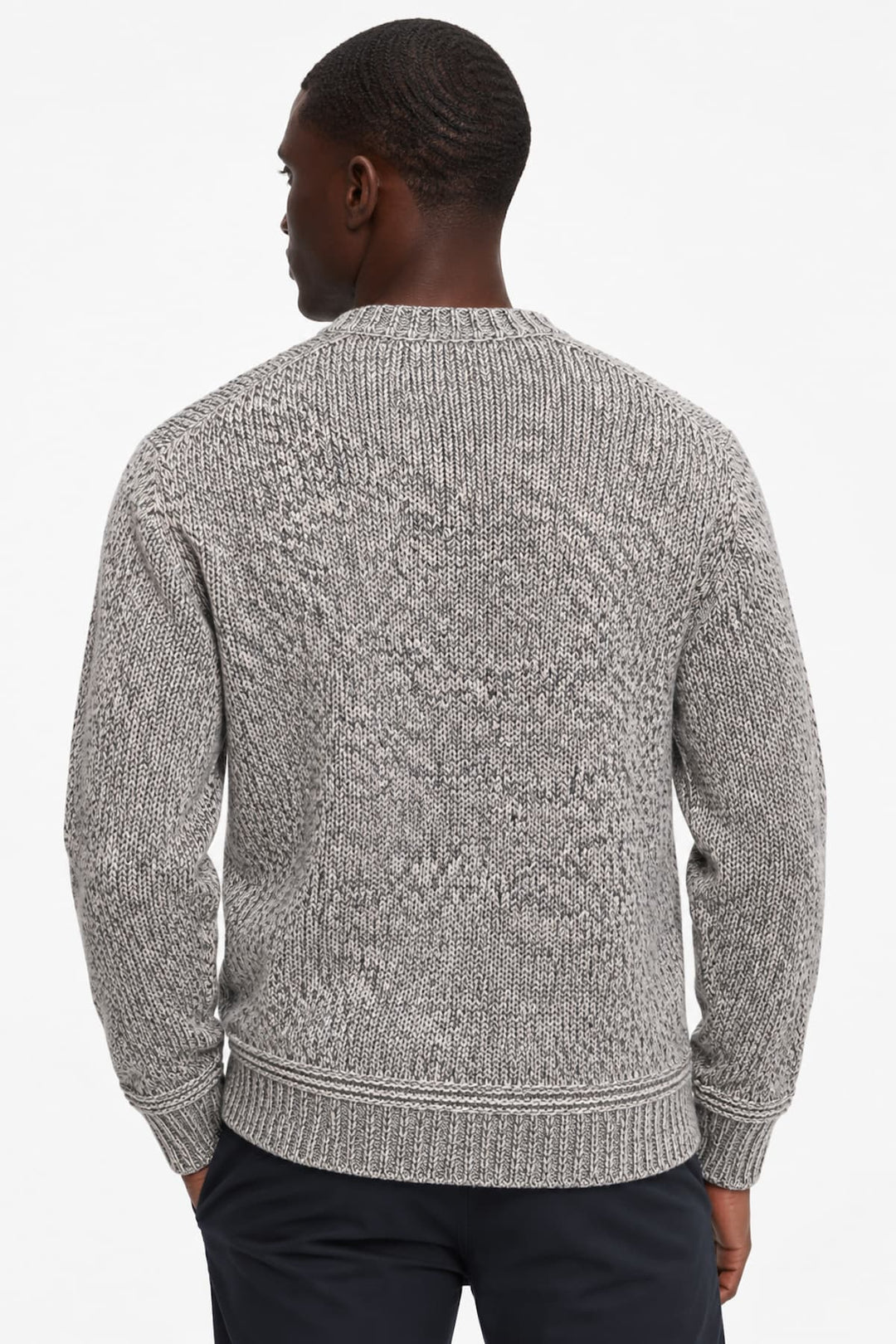 Chandail en tricot chiné pour homme Hugo Boss