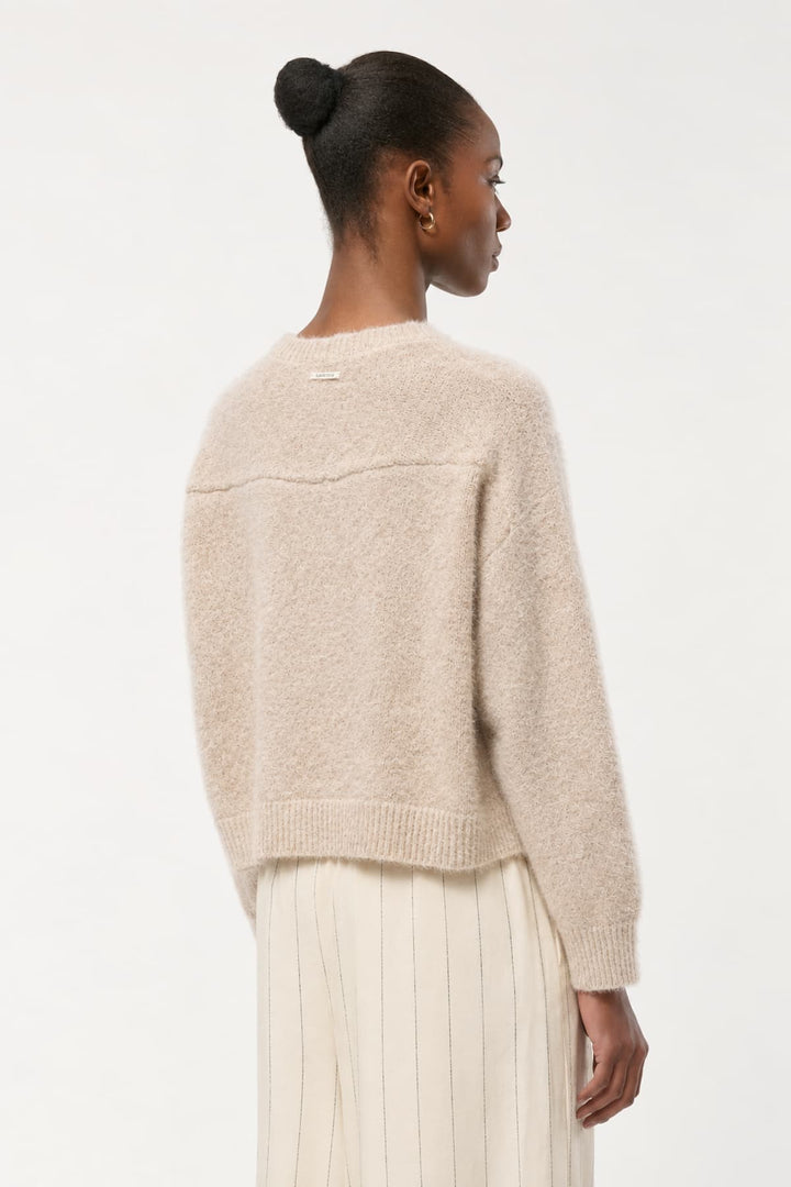Chandail en tricot texturé avec poches pour femme Humility