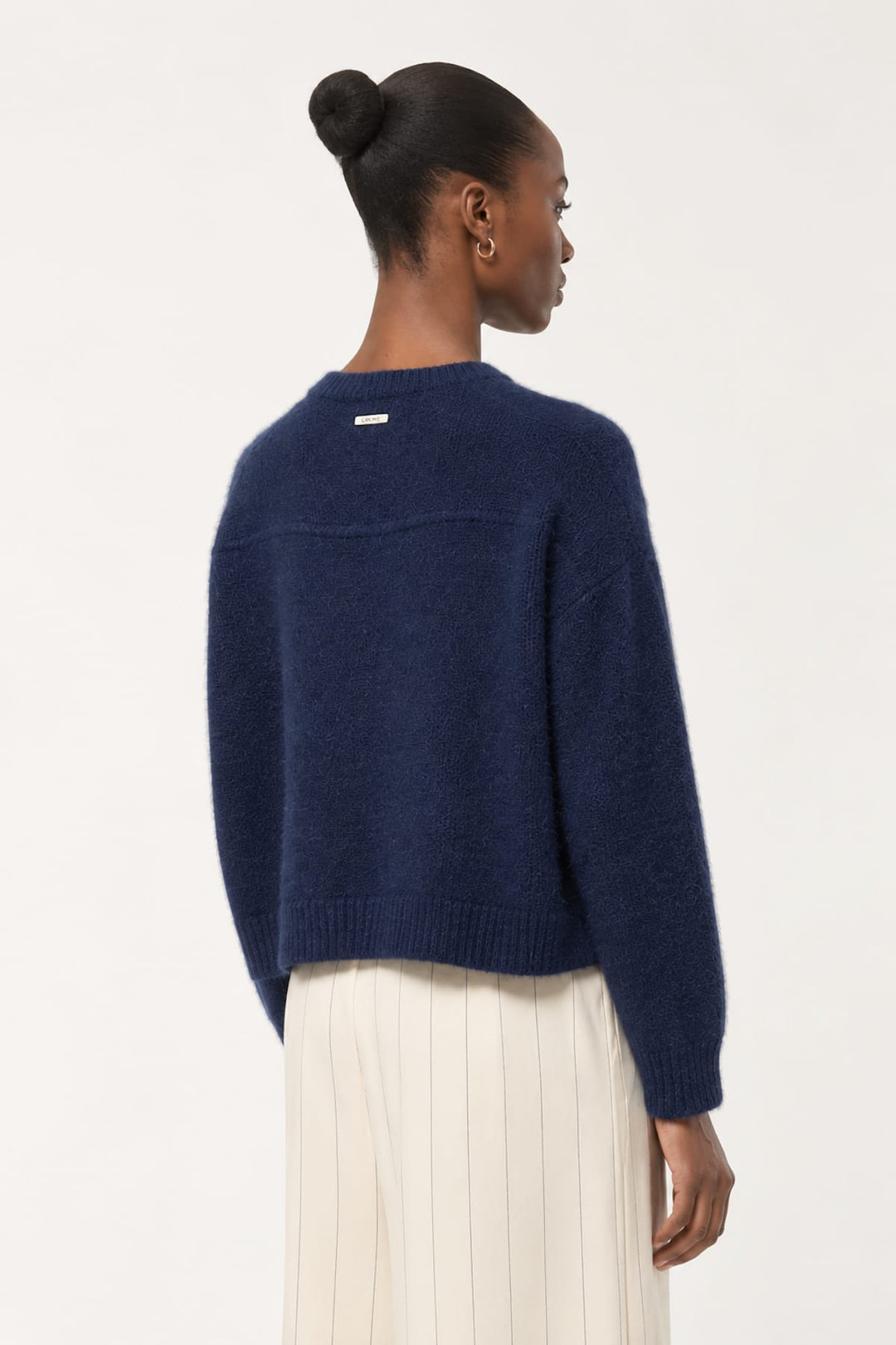 Chandail en tricot texturé avec poches pour femme Humility