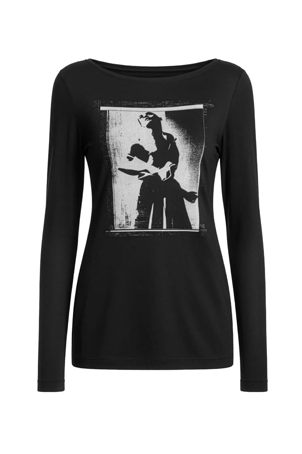Women's Xenia long-sleeve top with graphic print