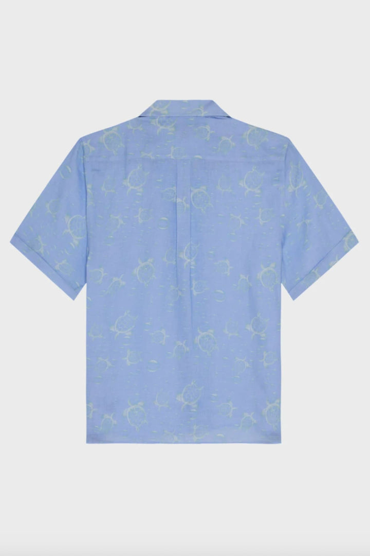 Front view of a blue Vilebrequin men&