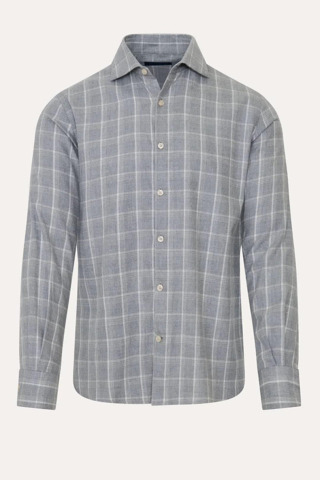 Chemise sport à carreaux vue de face pour homme Patrick Assaraf