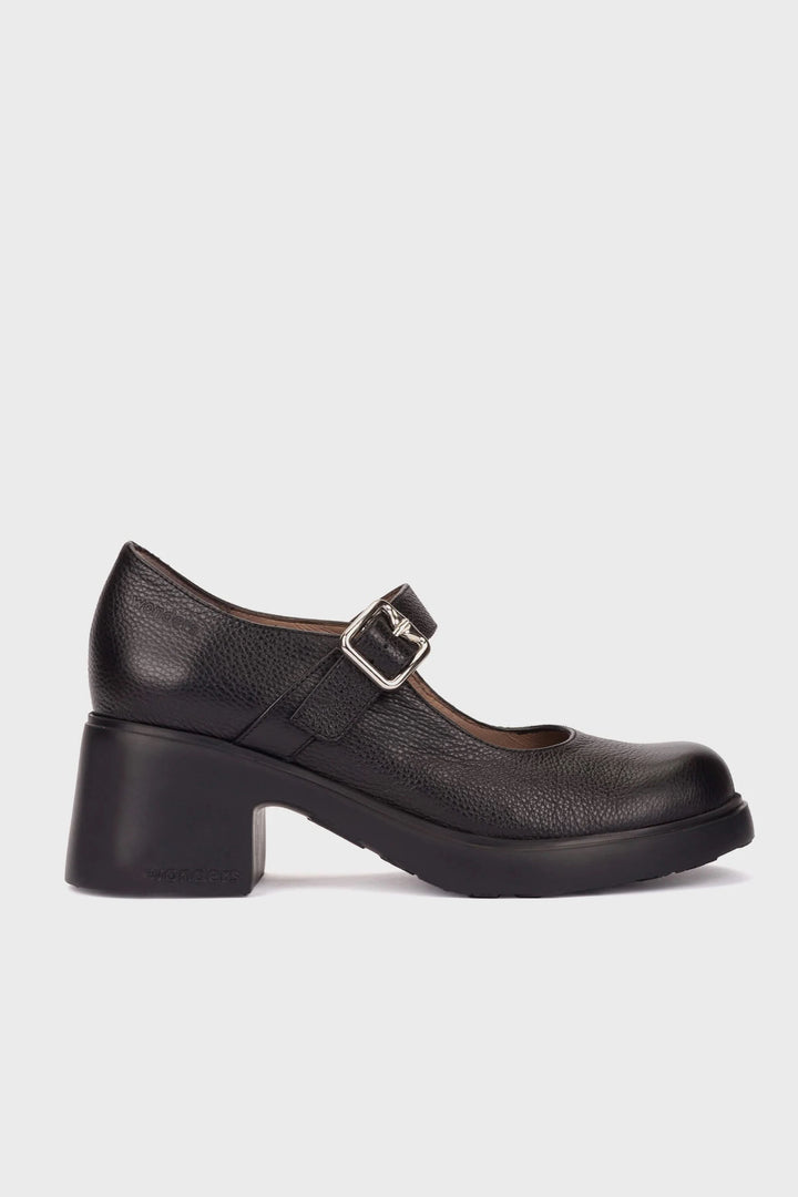 Chaussures de ville à bride et talon bloc