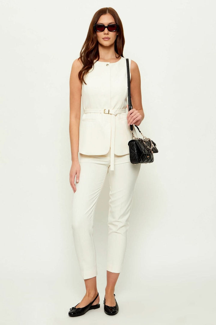 Pantalon habillé coupe ajustée
