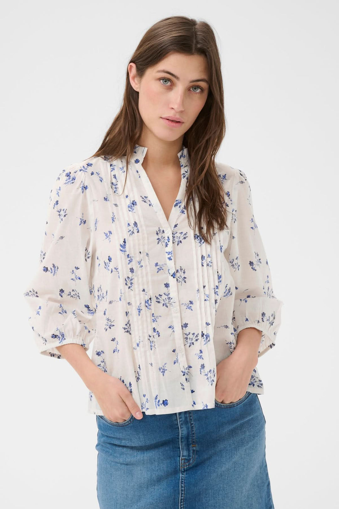 Blouse fluide imprimé floral Brith