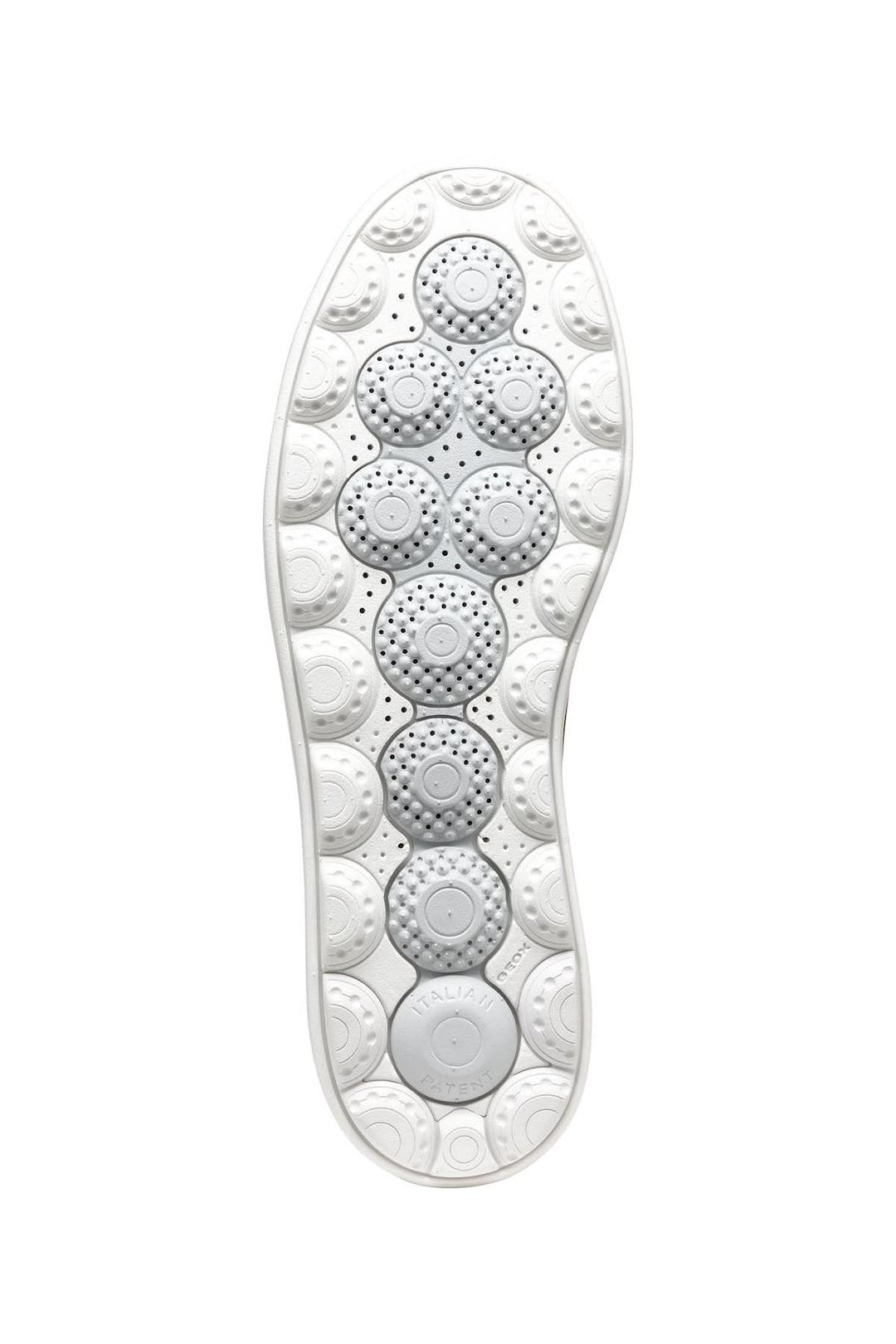 Sneakers en cuir texturé