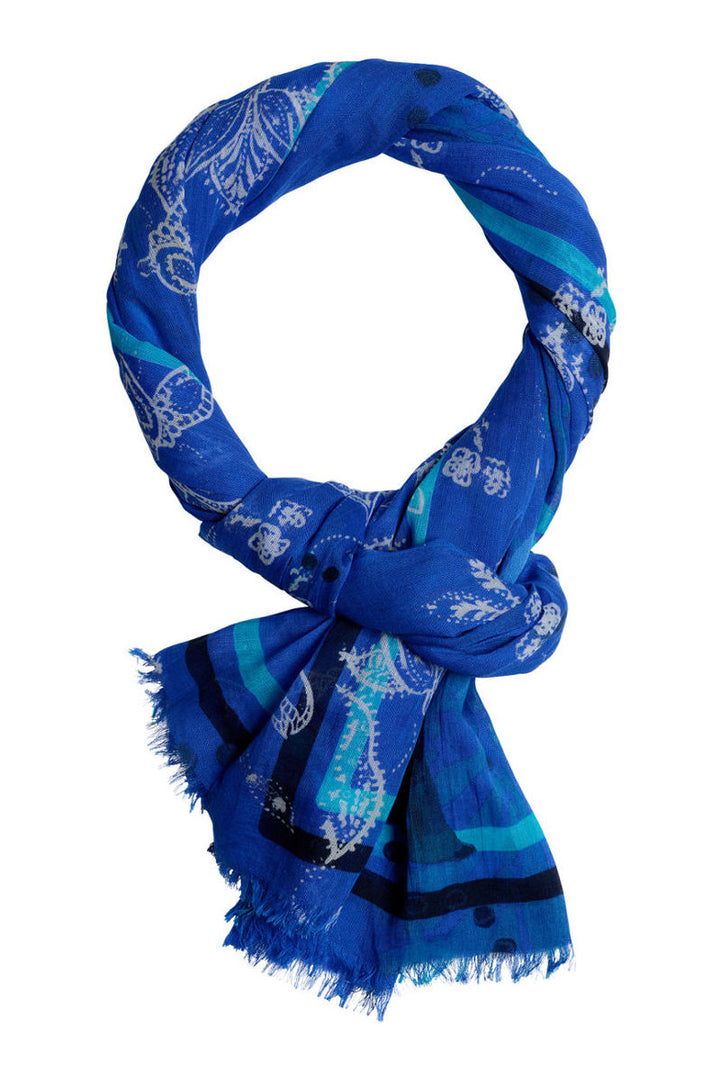 Foulard imprimé feuilles