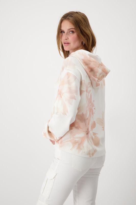 Sweat-shirt imprimé floral