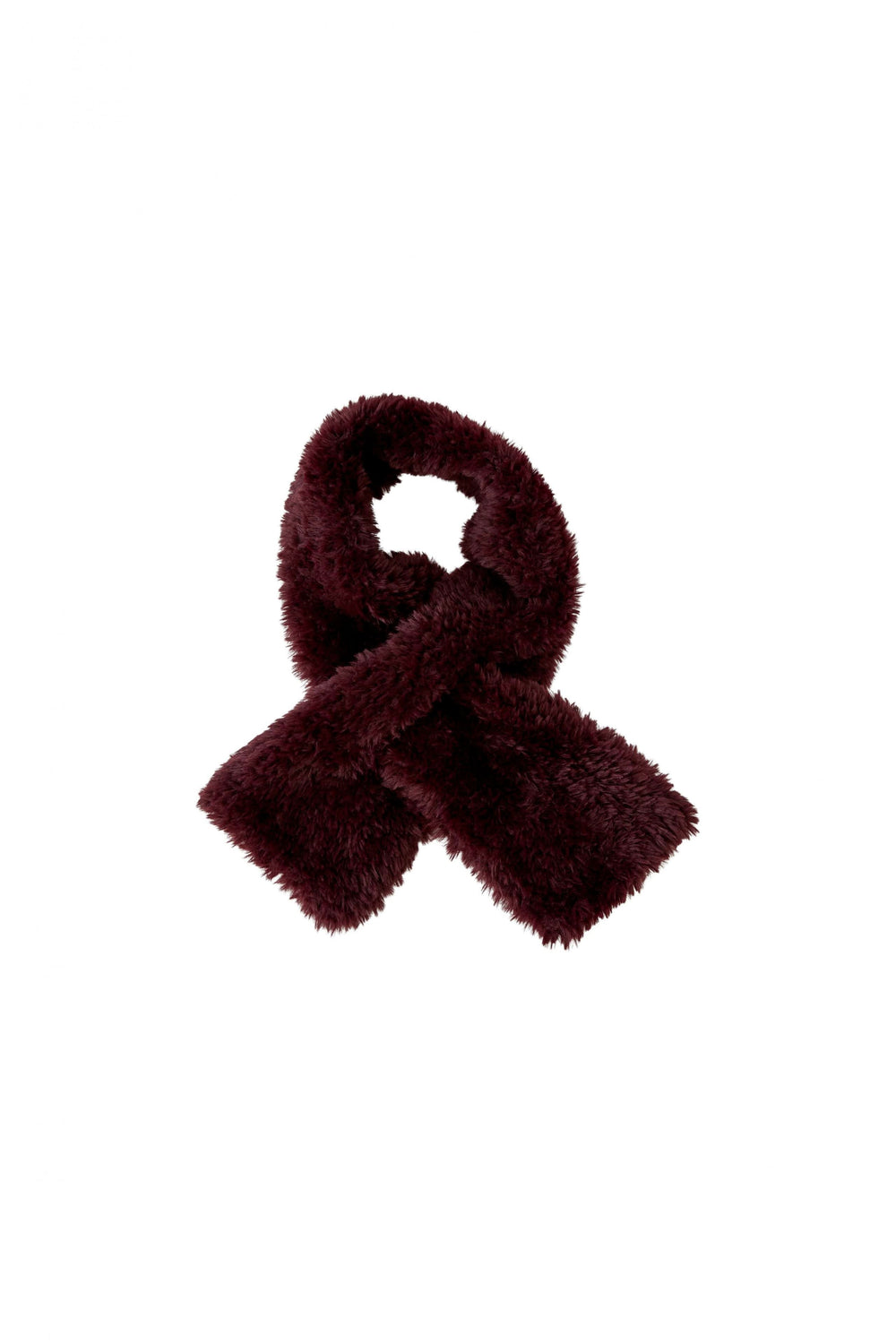 Foulard en fausse fourrure pour femme Oui