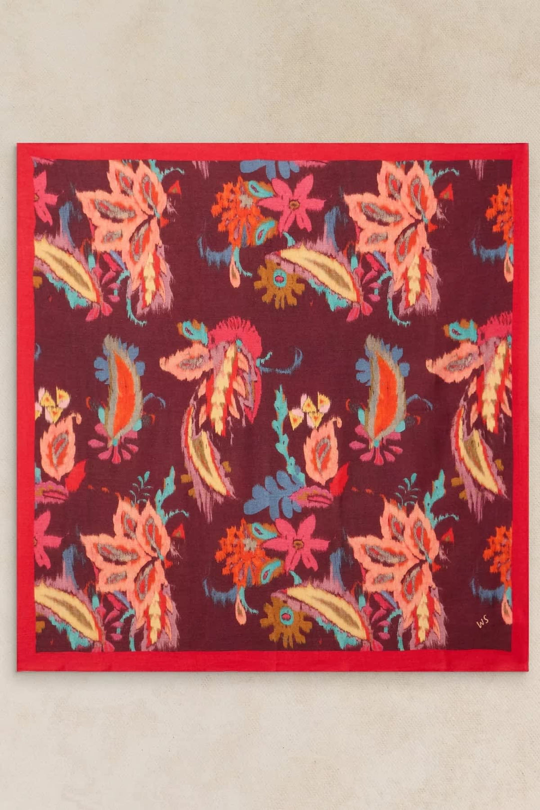 Foulard Molly à imprimé floral abstrait pour femme White Stuff