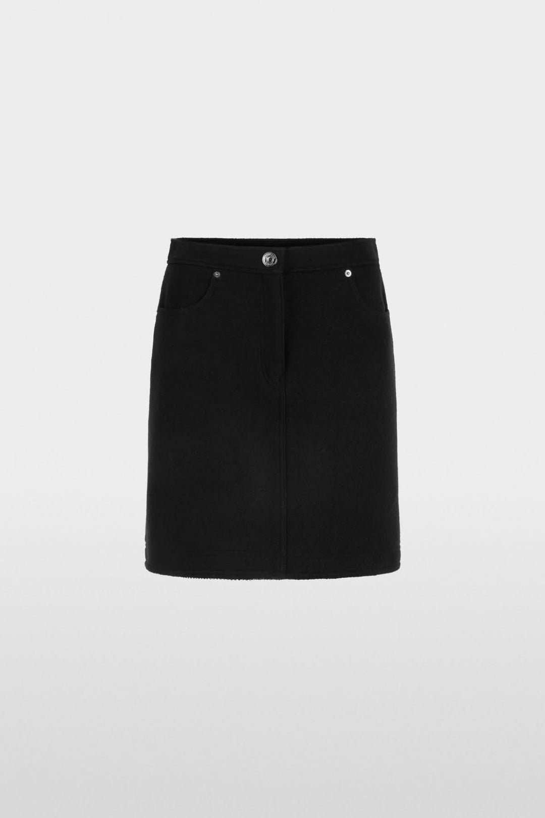 Mini-jupe en laine vierge