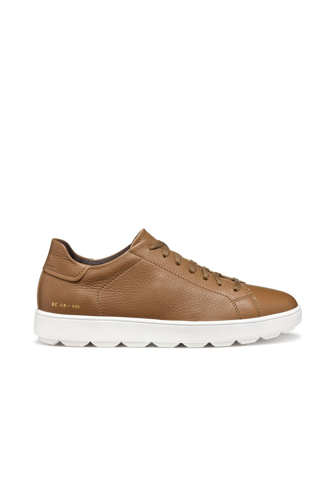 Sneakers en cuir texturé