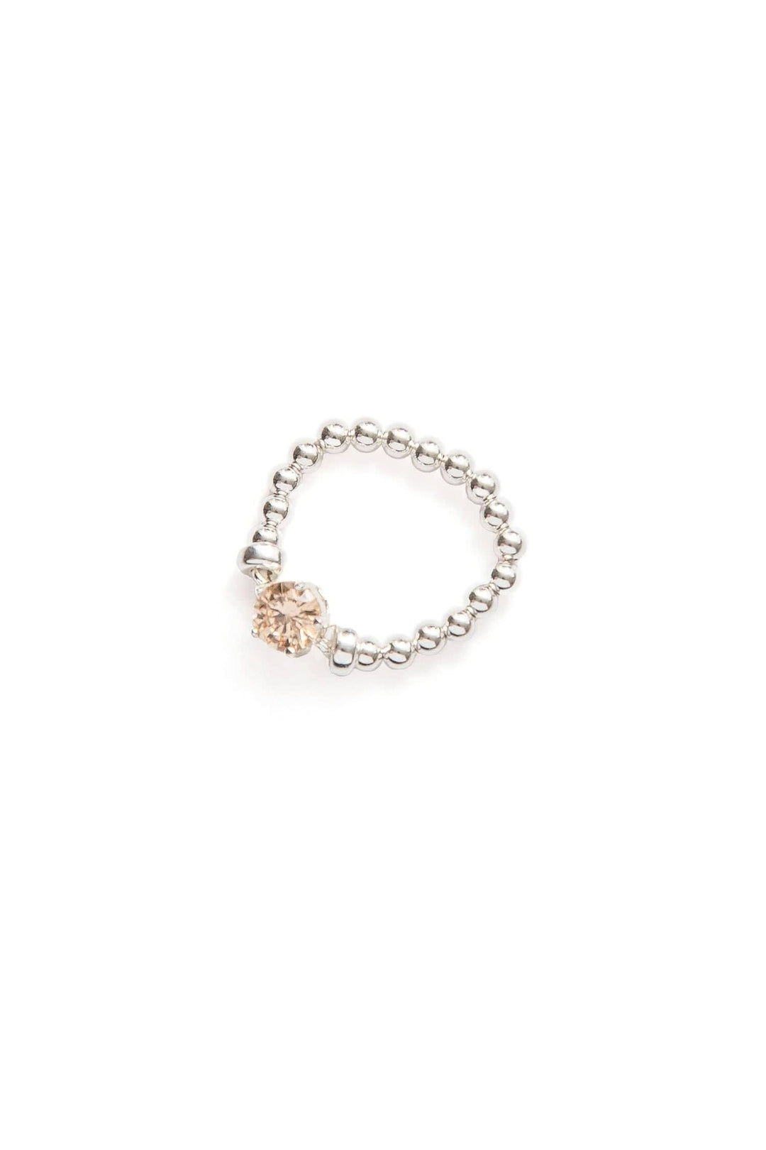 Bague élastique Be Treasured avec zirconium coloré, parfaite pour ajouter éclat et glamour à votre style.