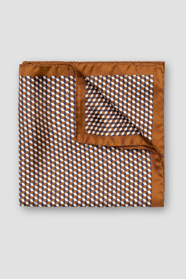 Foulard de poche à motifs géométriques