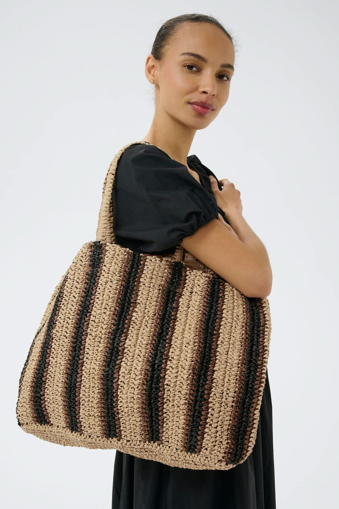 Vue de côté sac crocheté Giorgia Part Two pour femme Valérie Simon