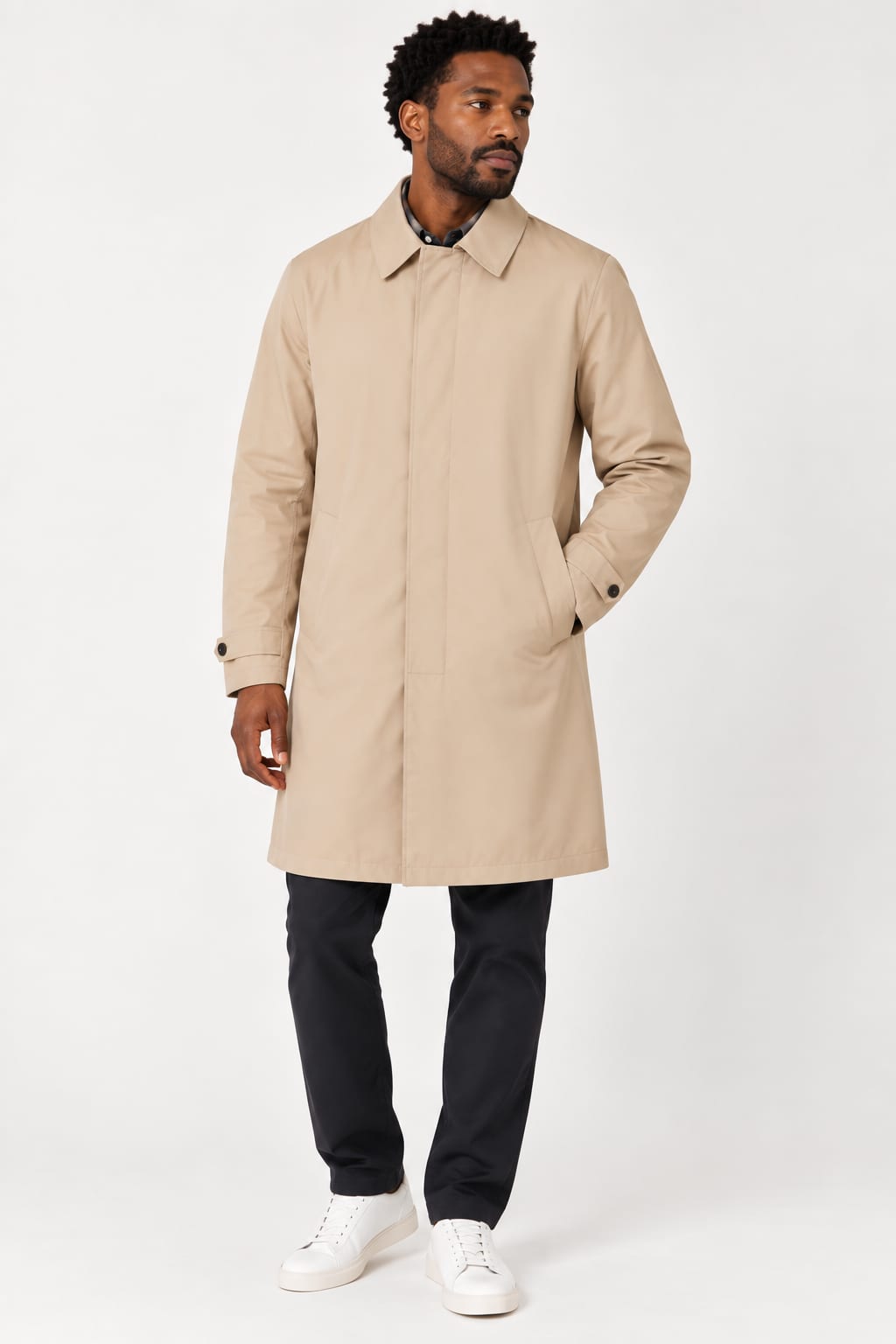 Long waterproof coat for men Fradi