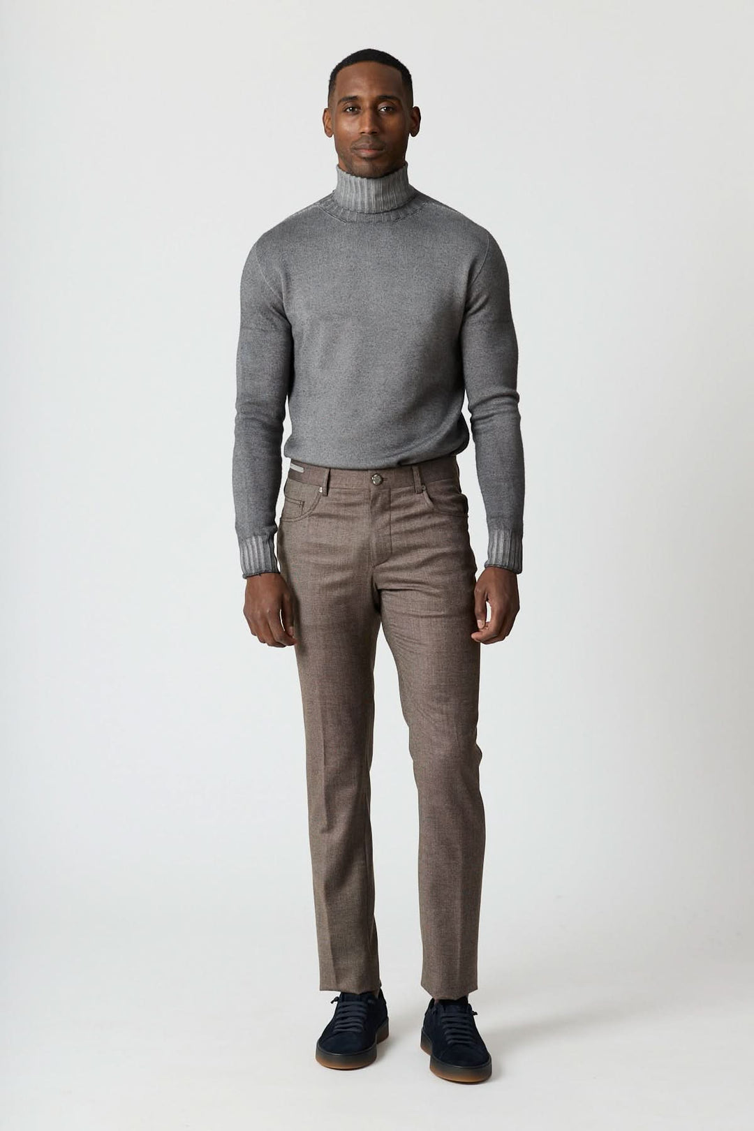 Pantalon habillé 5 poches en laine