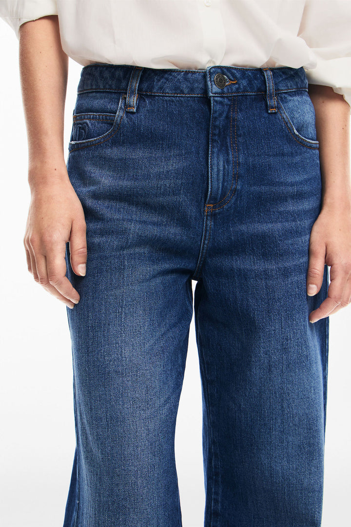 Jeans imprimé fleur