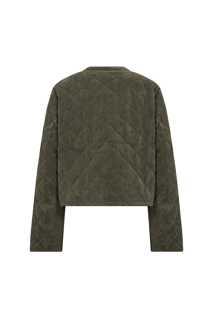 Manteau Bindi court en velours côtelé