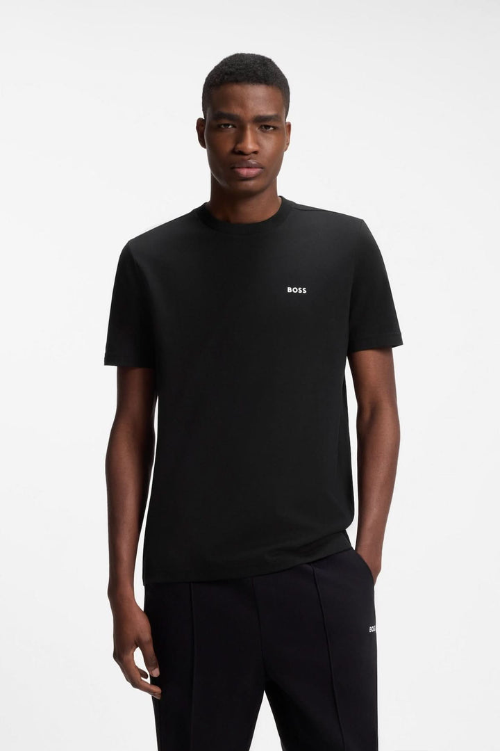 T-shirt en coton extensible avec logo