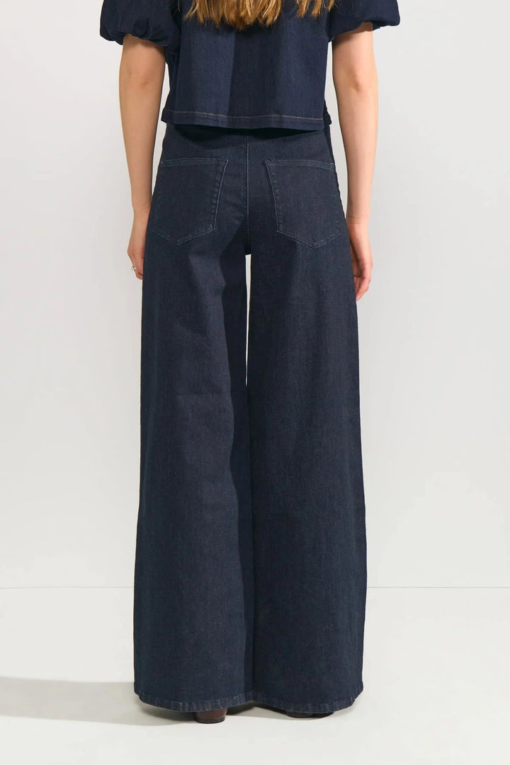 Jean à jambe large pour femme Numph