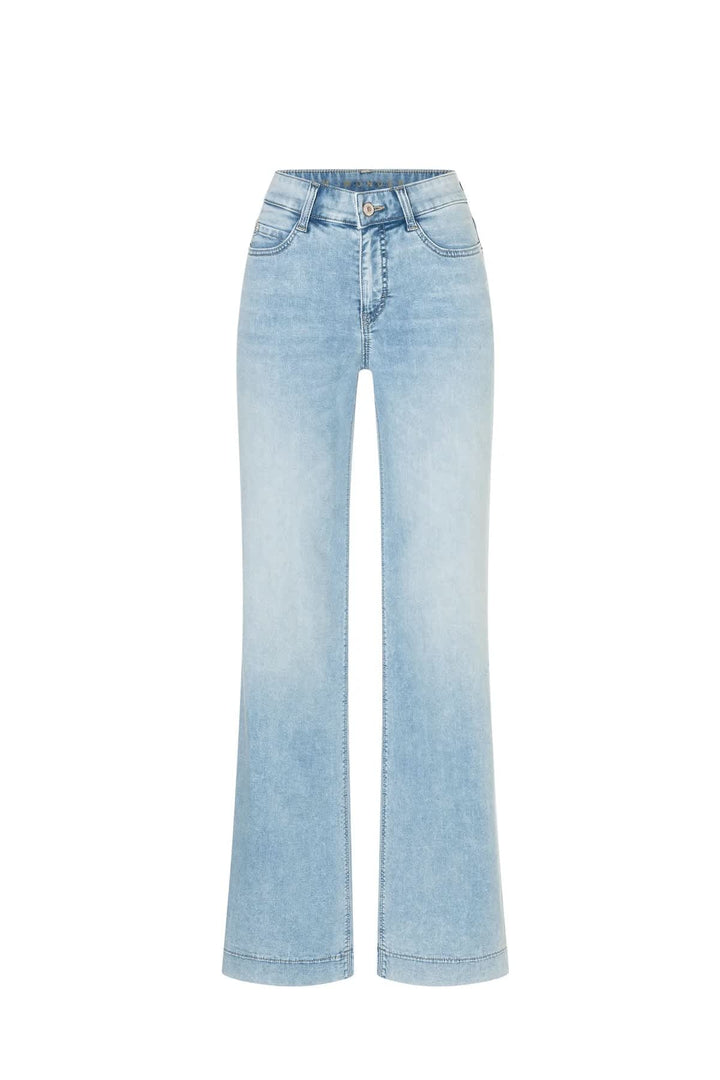Front view of black Mac Jeans women&