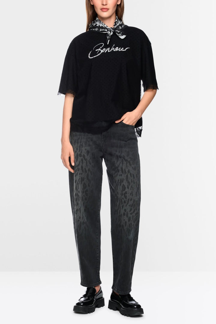 RUMA high-rise blue jeans Size front view for women Marc Cain
