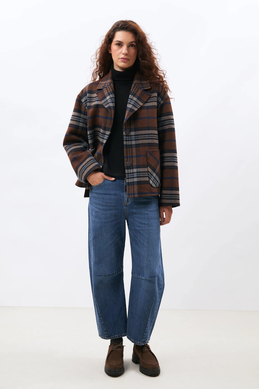Jeans barrel à taille haute Mouro pour femme Humility