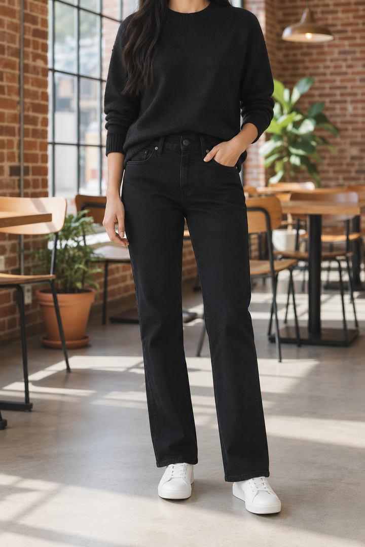 Straight jeans Fit