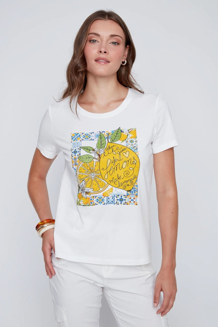 T-shirt imprimé citron