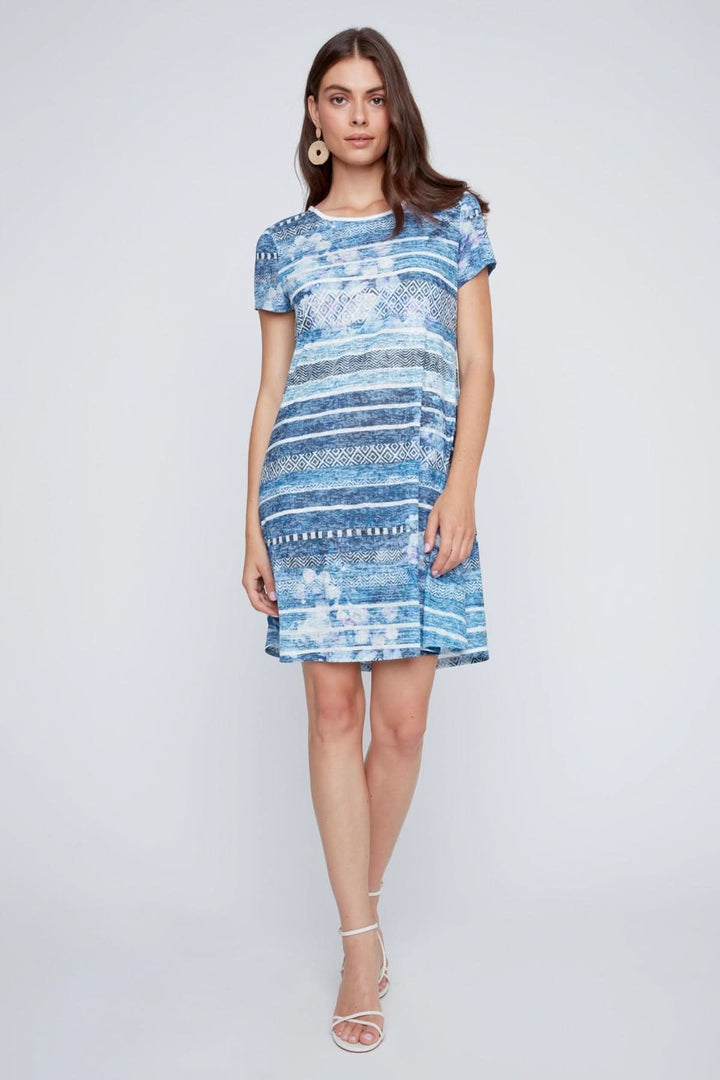 Robe courte imprimée