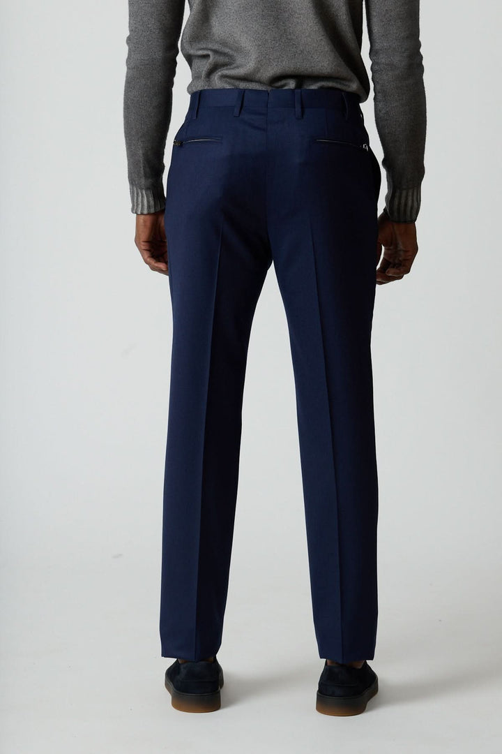 Pantalon habillé en laine vierge