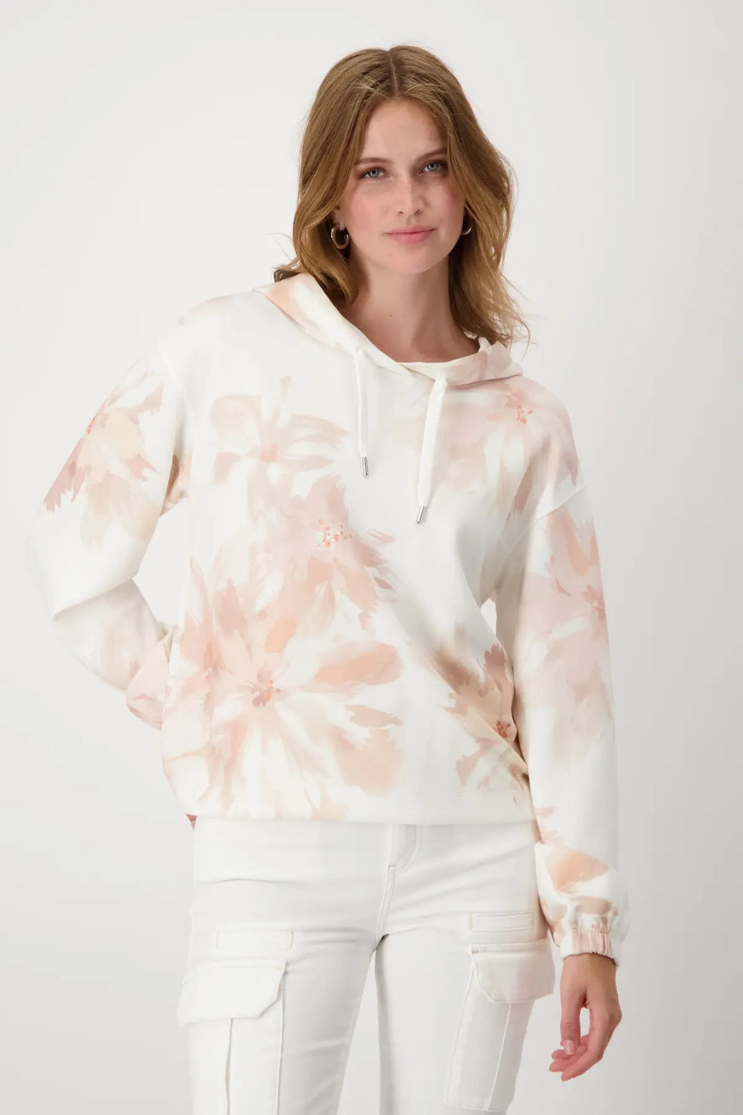 Sweat-shirt imprimé floral