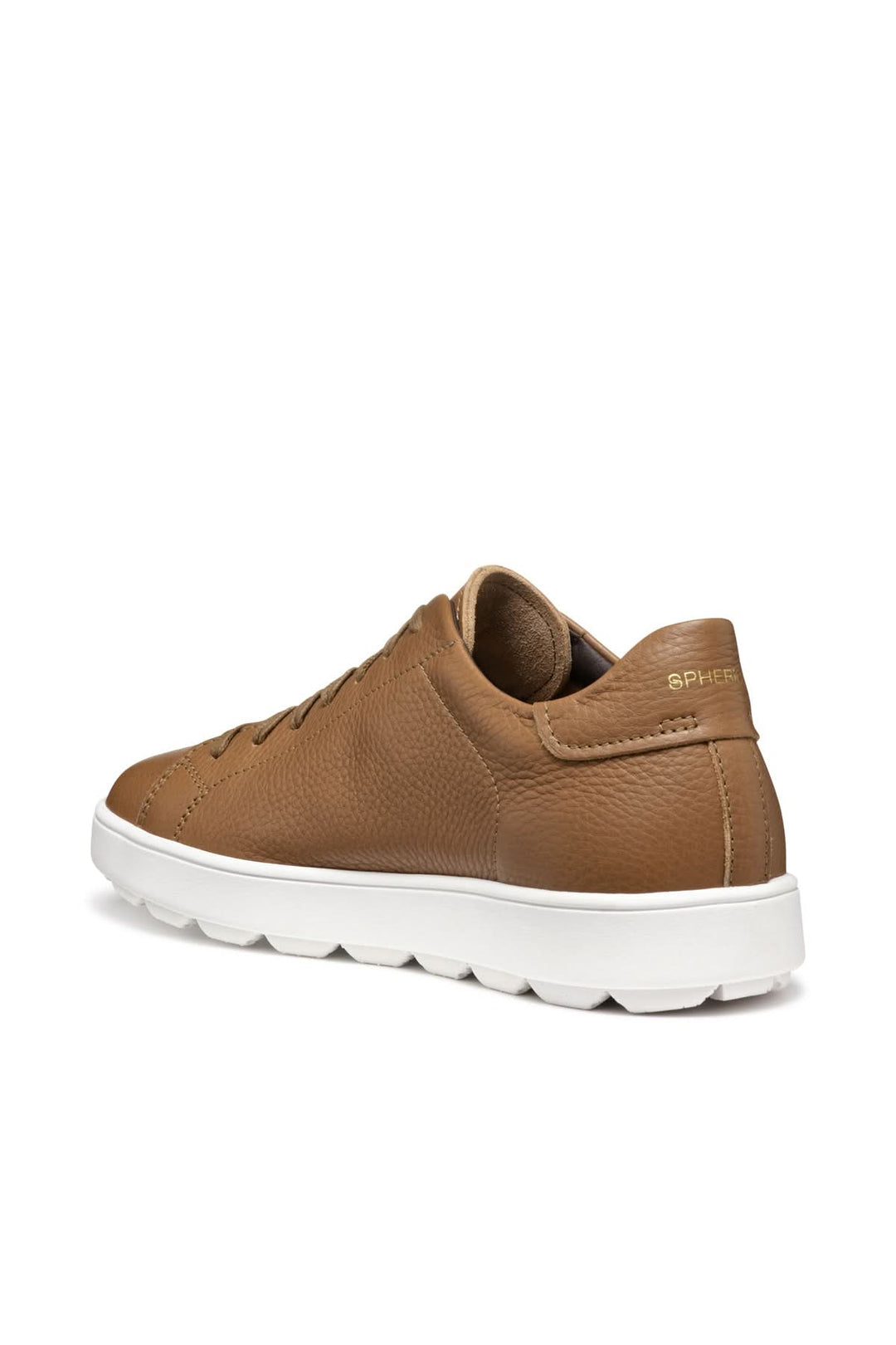 Sneakers en cuir texturé