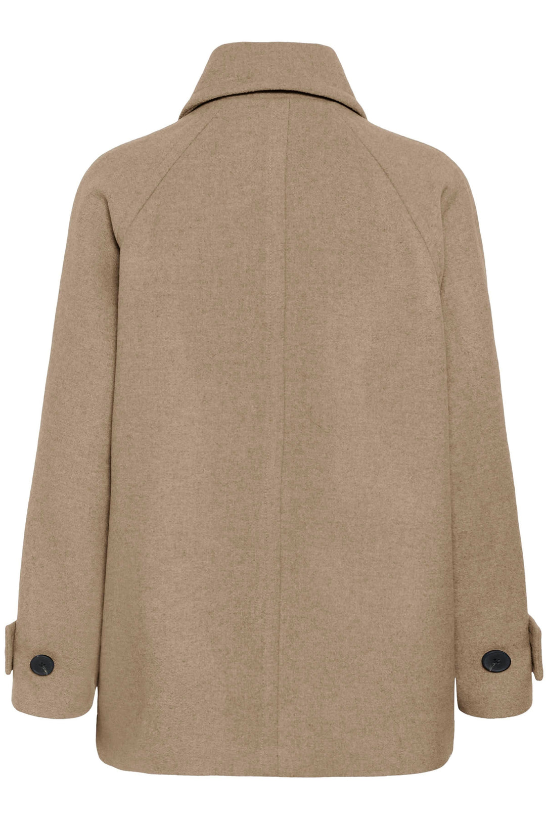 Short coat with a relaxed Fit and classic collar, front view, for women Inwear