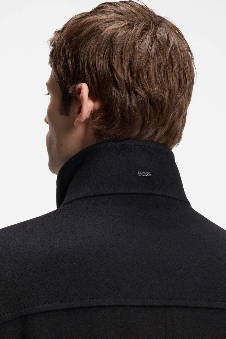 Manteau habillé à col montant pour homme Hugo Boss