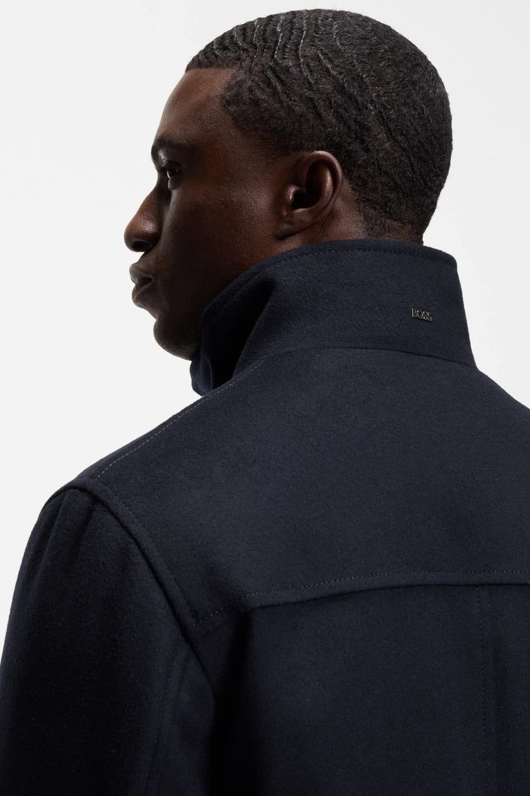 Manteau habillé à col montant pour homme Hugo Boss