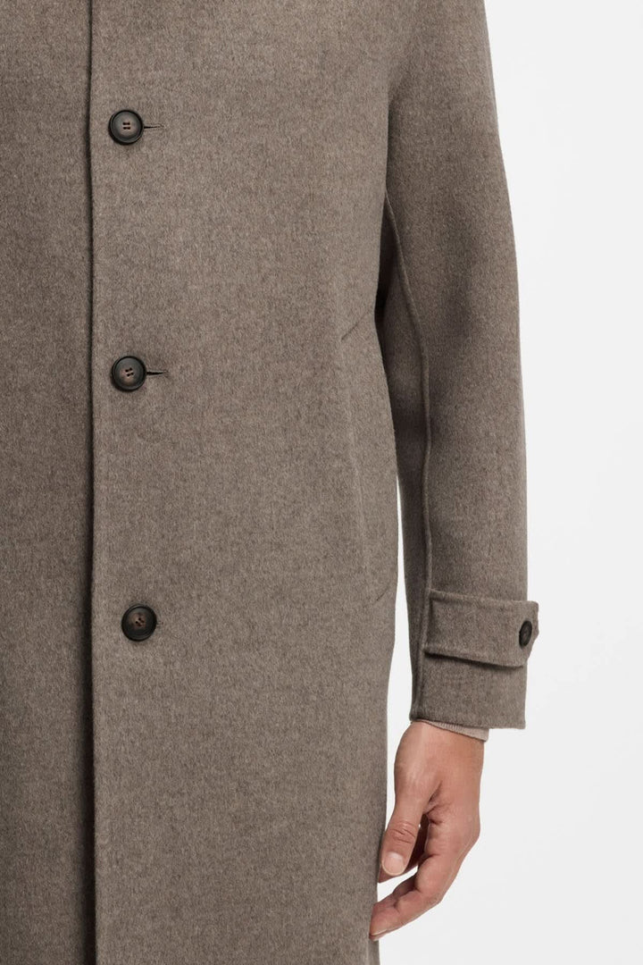 Manteau long classique à boutons pour homme Hugo Boss