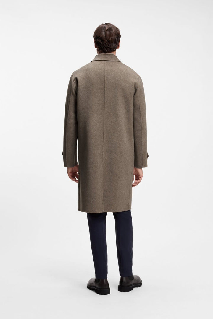 Manteau long classique à boutons pour homme Hugo Boss
