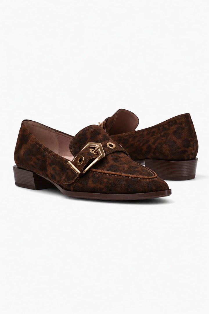 Mocassins Turin à talon avec boucle métallique pour femme Hispanitas
