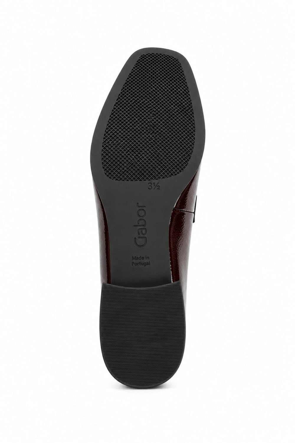 Women's Gabor patent leather low-heel loafers