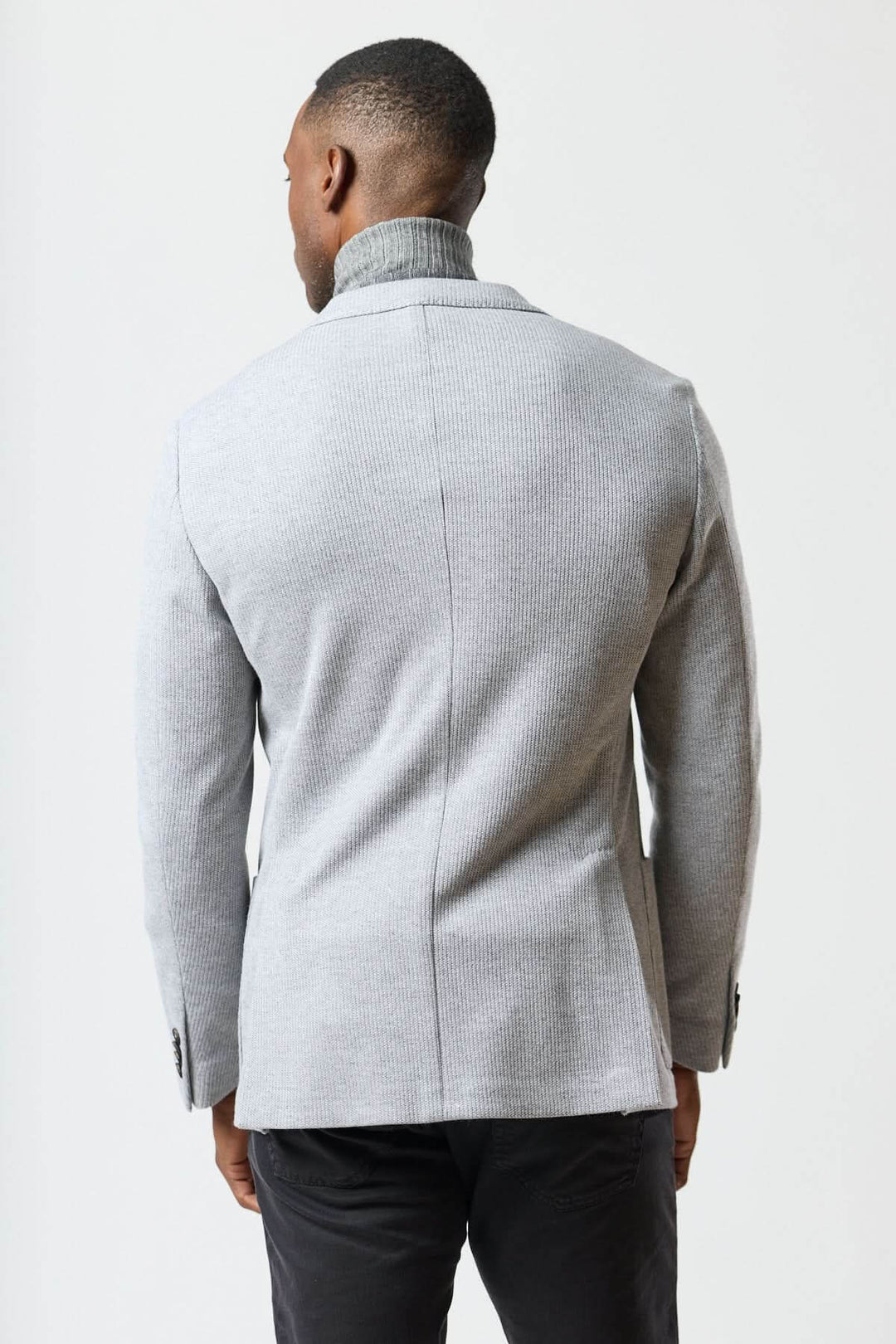 Veston jersey non-structuré à deux boutons