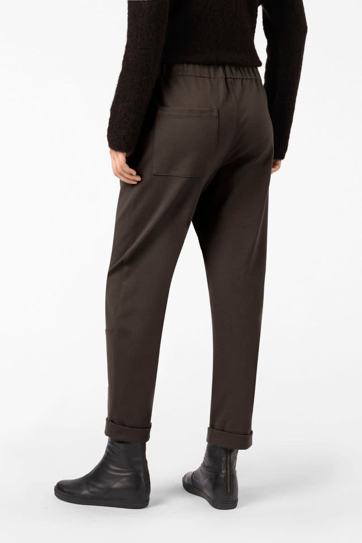 Pantalon à jambe fuselée pour femme sarah pacini