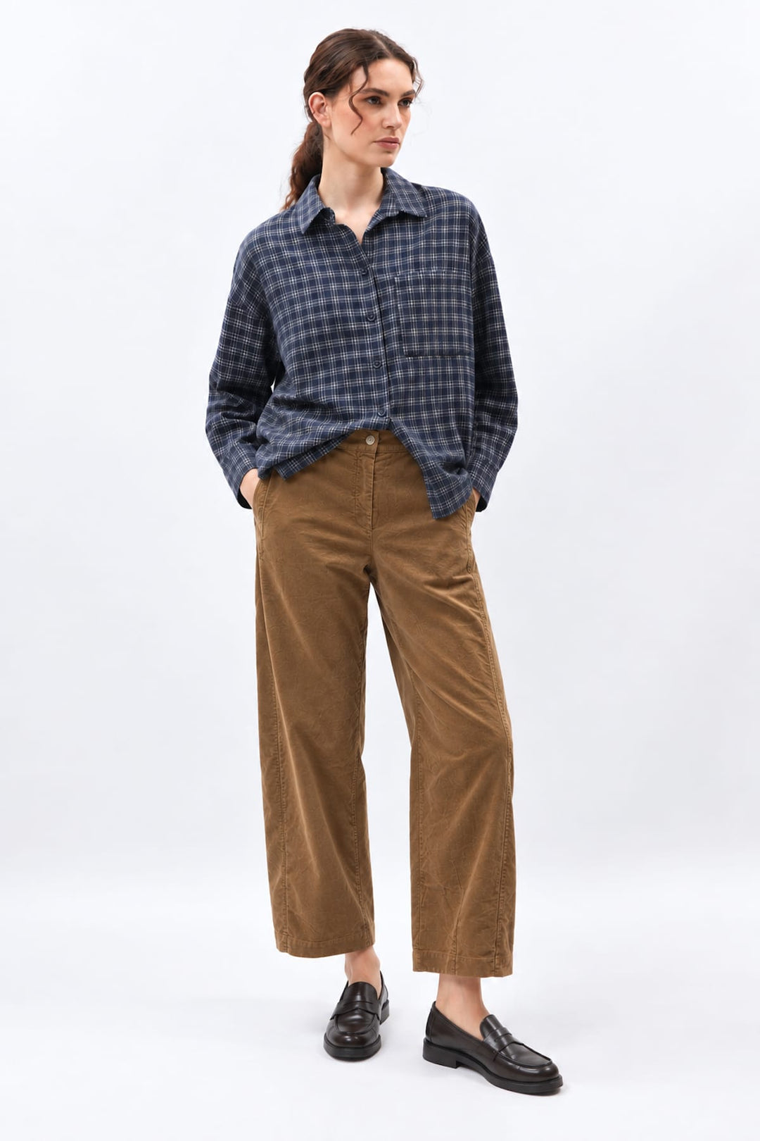 Pantalon droit à taille haute Taylen pour femme Humility