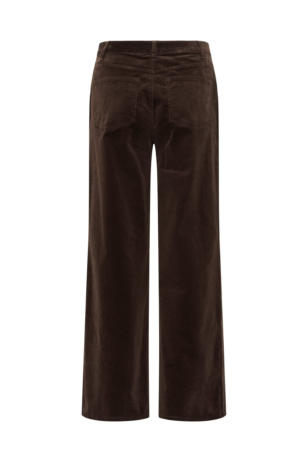 Pantalon en velours côtelé à jambe large vue de face pour femme Part Two