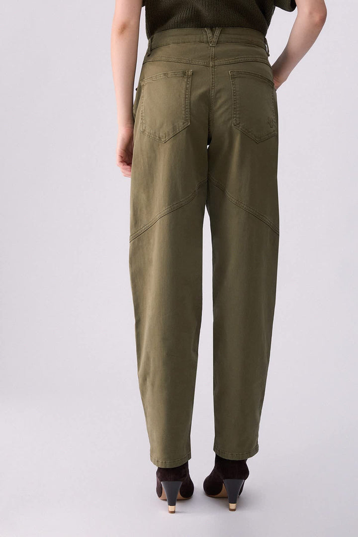 Pantalon habillé à coutures structurées pour femme liujo