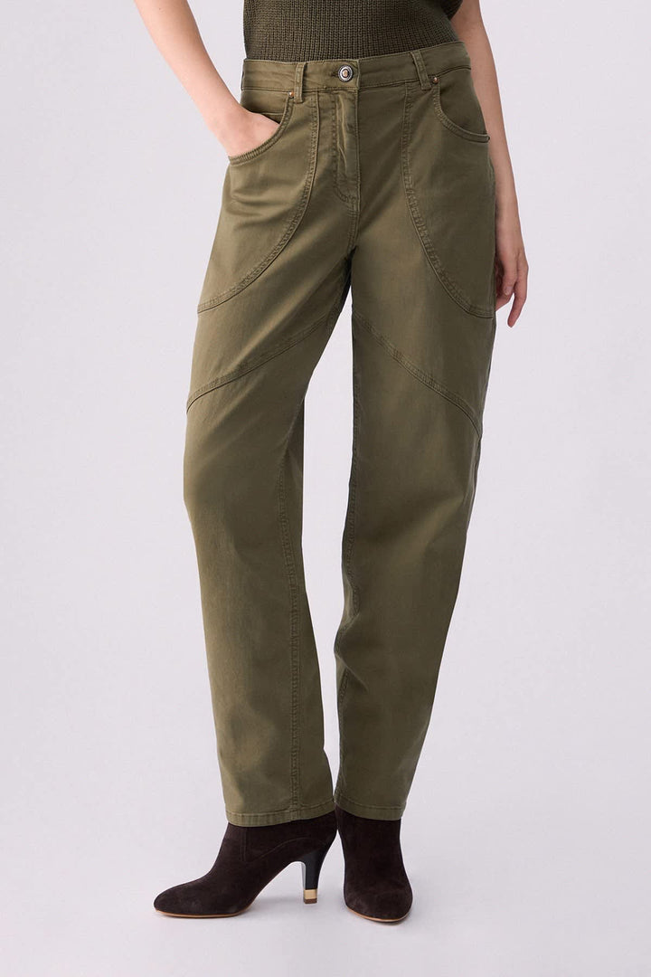 Pantalon habillé à coutures structurées pour femme liujo