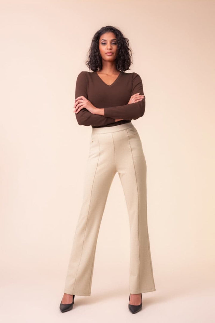 Pantalon habillé à jambe évasée pour femme Alison Sheri